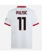 Moški Nogometna dresi replika AC Milan Christian Pulisic #11 Gostujoči 2024-25 Kratek rokav